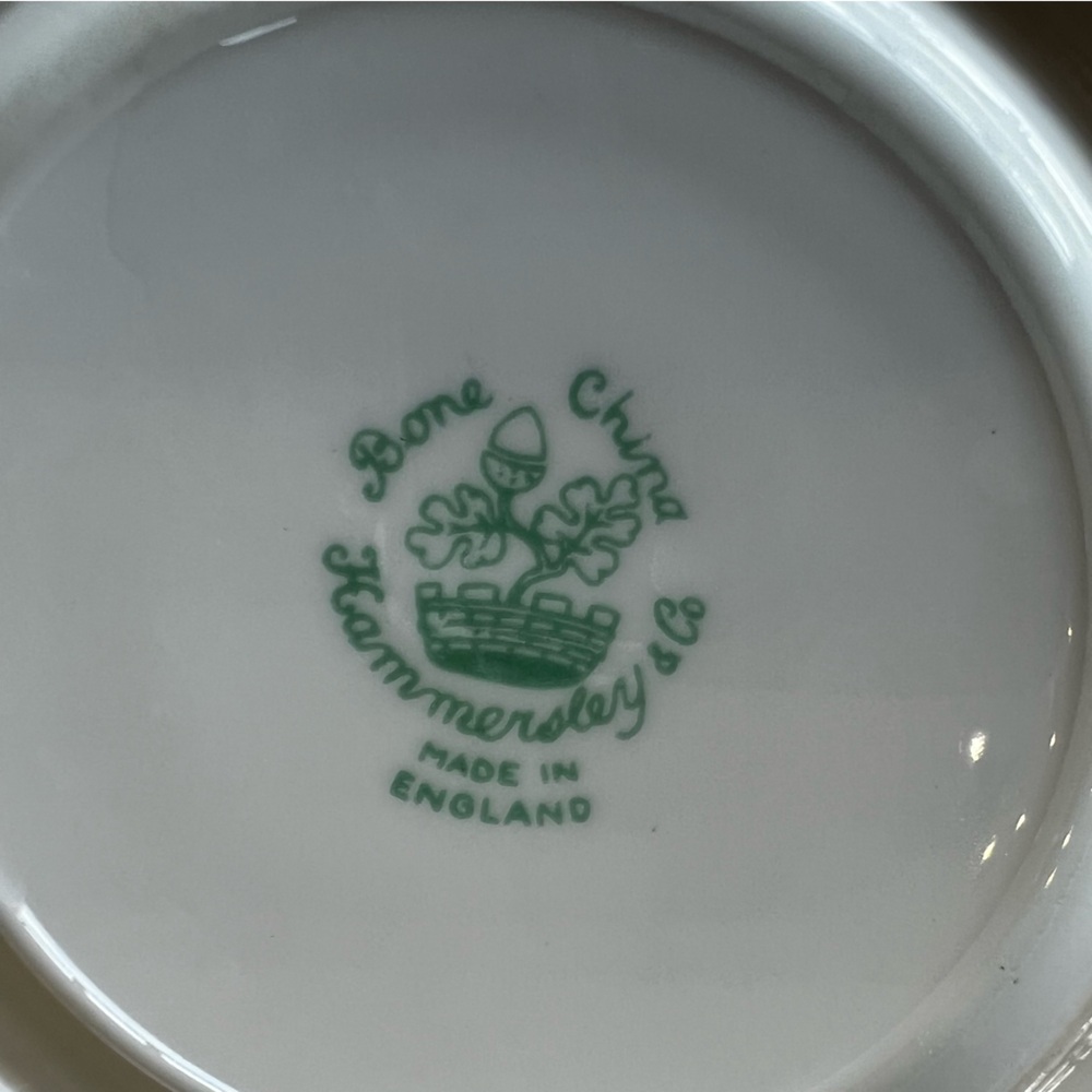 Tea Cup and Saucer. Light Pink Border with Yellow Rose
Center Hammersley Tea - Picture 11 of 11